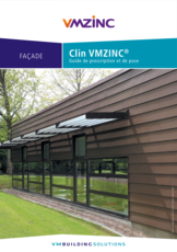 Clin VMZINC - Guide de prescription et de pose